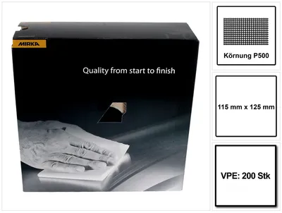 Obrázok produktu pre Mirka Goldflex Soft 115x125mm P500 200ks ( 2912707051 ) Podložka pod ruku v roli perforovaná