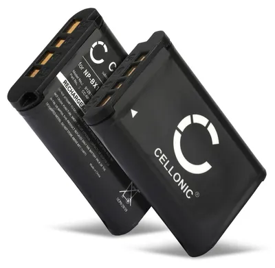 Produktbild von CELLONIC 2x Akku für Kamera Kompatibel mit Sony Cyber-shot DSC-RX100, Cyber-shot DSC-RX100M3 (RX100 III), HDR-CX405, NP-BX1 - (1090mAh, 3.7V)