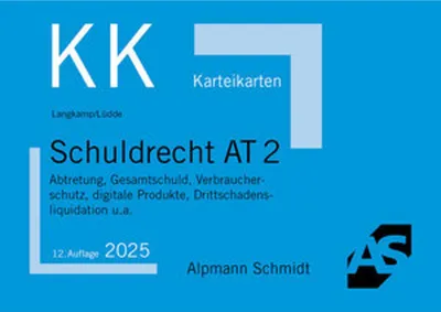 Image de Karteikarten Schuldrecht AT 2