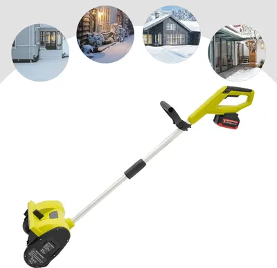 Immagine prodotto di Spazzaneve - Spazzaneve centrifugo - Senza fili - Elettrico - 1200 W - Sistema 20 V - Senza batteria - A spinta manuale - Giallo