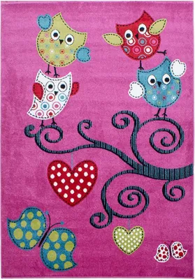 Produktbild von Kinder Teppich KIDS Violett 160 cm x 230 cm