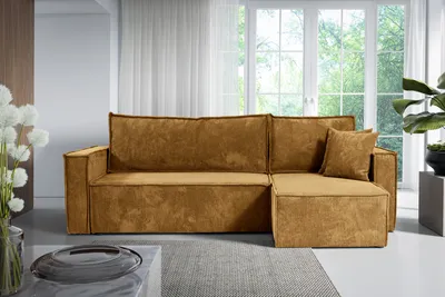Produktbild von Intenso Ecksofa mit Schlaffunktion Innez, Orange