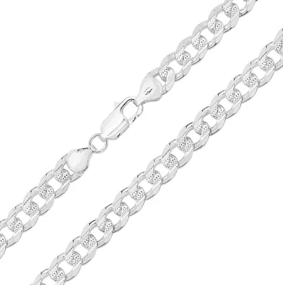Produktbild von 925 Sterling Silber Herren - Panzer Kette - 61cm*8mm; TRS16967L24