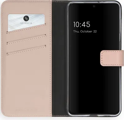 Produktbild von Selencia Echtleder Klapphülle Samsung Galaxy S21 - Dusty Pink