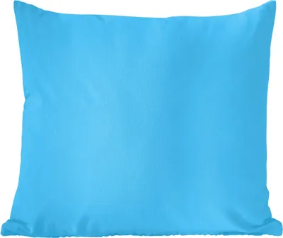 Produktbild von MuchoWow® Zierkissen Sofakissen Wohnzimmer Dekokissen 60x60 cm Blau - Licht - Farben - Sitzfläche - Foto Polster