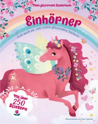 Obrázok produktu pre Mein glitzerndes Stickerbuch. Einhörner