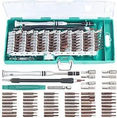 Produktbild von 62-tlg. Profi-Schraubendreher-Bit-Set für Elektronik & Feinmechanik