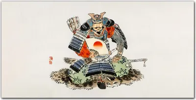 Produktbild von Coloray Bild aus Glas 140x70 gehärtetes Glas glasblock mit bild Küche wohnzimmer wanddekoration Dekoration - Sprache Samurai
