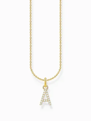 Produktbild von Thomas Sabo - KE2240-414-14-L45V - Collier - Damen - 925er Silber - 18K gelbvergoldet - 38-45cm