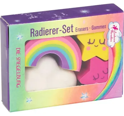 Produktbild von Radierer-Set - Einhorn-Paradies