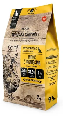 Obrázok produktu pre Wiejska Zagroda Krmivo pre Turecko s jahňacím mäsom 2 kg