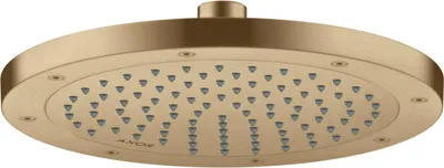 Produktbild von Kopfbrause AXOR 245, 1 jet, EcoSmart brushed bronze