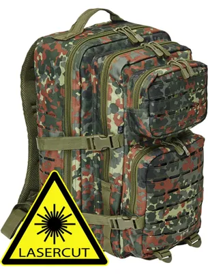Image de Brandit US Cooper Lasercut Large Backpack flecktarn, OS