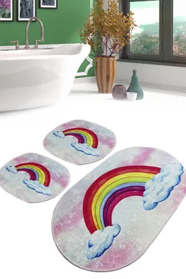 Image de Mijolnir, Leno- CHL4839, multicolore, tapis de bain, 700 g/m², 100 % POLYESTER