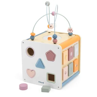 Produktbild von PolarB 8-in-1 Activity Cube, 1,5 Jahr(e), Holz, Mehrfarbig