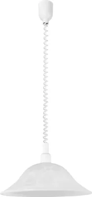 Produktbild von EGLO Pendelleuchte Alessandra, 1 flammige Hängelampe mit Spiralkabel, höhenverstellbar, Pendellampe klassisch, Küchenlampe, Esstischlampe,  E27