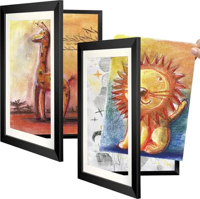 Produktbild von Fotoliste für Kindermalereien - Set von 2 - Acryl - A4