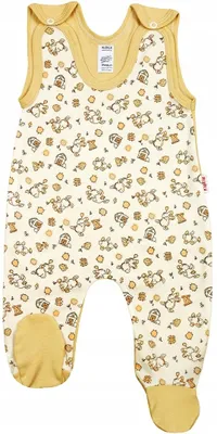Produktbild von KLEKLE Strampler Esel Beige Baumwolle Größe 56