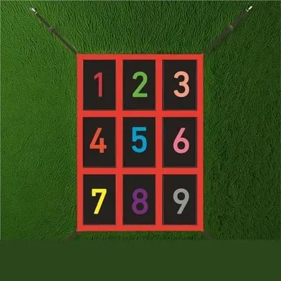 Productafbeelding van Oefennet voor honkbal en softbal met een verstelbare slagzone en een doelgebied om te slaan en te gooien