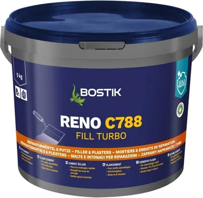 Produktbild von Bostik Reno C788 Fill Turbo 5kg Eimer Blitz-Schnellzement Schnellmontagemörtel