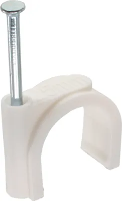 Produktbild von InLine® Kabelschelle 8mm rund, weiß, 100 Stück