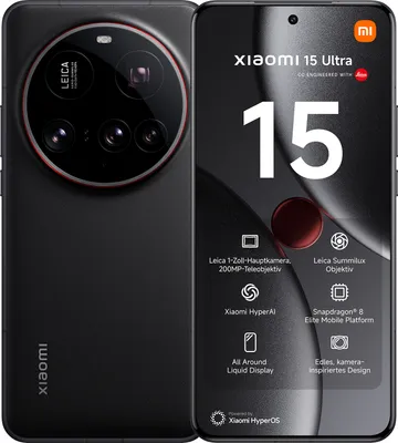 Produktbild von Xiaomi 15 Ultra 16GB + 512GB Black Smartphone
