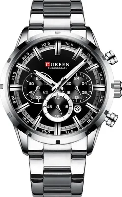 Obrázok produktu pre Pánske Hodinky CURREN Lux - Elegancia v Striebornej a Čiernej KP6225