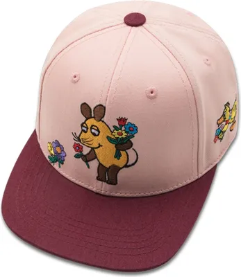 Koaa Snapback Cap Die Maus "Frühling" in rosa