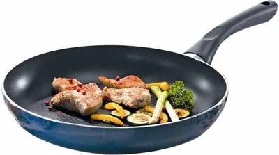 Obrázek produktu pro Karl Krüger Troja, Kulatý, Univerzální pánev, Modrá, Hliník, Keramický, Plyn, Halogen, Indukční, Utěsněná plotna, 20 cm