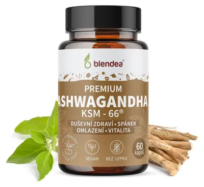 Obrázek produktu pro Blendea Ashwagandha KSM - 66® 60 kapslí