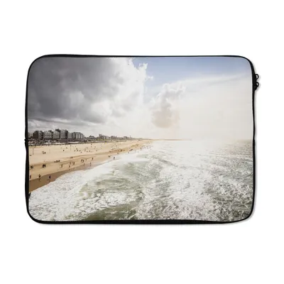 Produktbild von MuchoWow® Laptop Hülle 13 Zoll Meer - Sonne - Niederlande Laptoptasche - Laptophülle - Sleeve - Rundumschutz