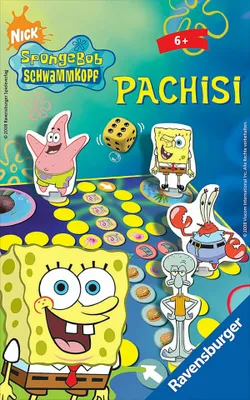 Produktbild von Ravensburger 23273 - SpongeBob Pachisi - Mitbringspiel