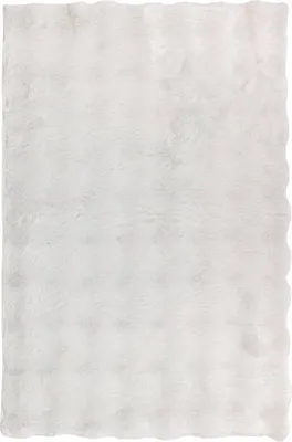 Produktbild von 3d-fake fur teppich zephy weiß 90x60cm - Atmosphera créateur d'intérieur