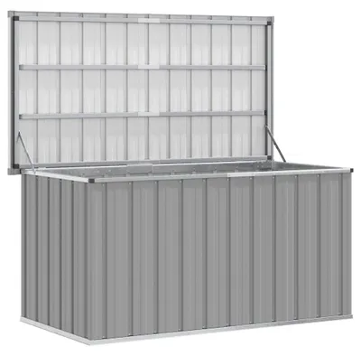 Image de vidaXL Coffre de jardin Gris 129x67x65 cm