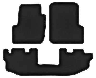 Image de Tapis de sol en moquette pour Jeep Wrangler TJ 1996-2006 (SUV) – jeu 4 pièces, noirs, sur mesure – Wielganizator DURBAN