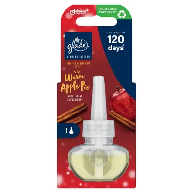 Zdjęcie produktu dla Wkład zapasowy do elektrycznego odświeżacza powietrza Glade Warm Apple Pie 20 ml
