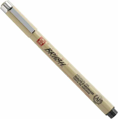 Obrázek produktu pro Štětcové pero SAKURA PIGMA BRUSH, černé