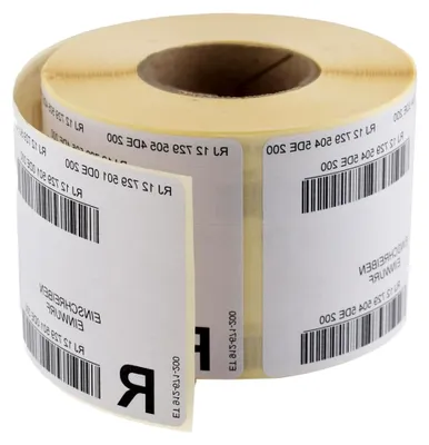 Produktbild von Rolle mit 500 Einwurf-Einschreiben-Labels für den nationalen Versand