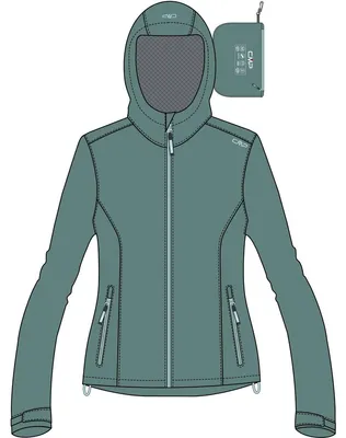 Produktbild von CMP Kinder Jacke G Jacket Fixed Hood Gelb 116