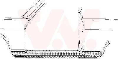 Produktbild von VAN WEZEL 3721.03 Schweller Reparaturblech Einstiegblech Links Außen für OPEL KADETT B KADETT B Coupe KADETT B Caravan