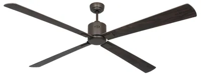Produktbild von Energiespar Deckenventilator mit Fernbedienung Eco Neo III WiFi 180 cm Bronze Flügel Nussbaum / Kirschbaum