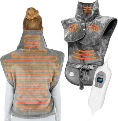 Produktbild von VITALmaxx Heizdecke Nacken & Rücken 100W in Grau