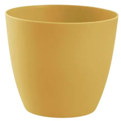 Produktbild von Blumentopfübertopf Ella, 7 cm, matt, Honigfarbe