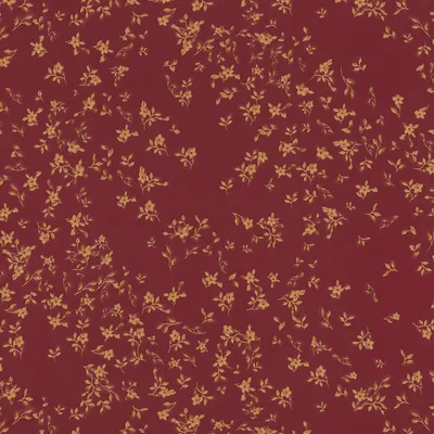 Productafbeelding van Profhome 935857-GU Bloemen behang glimmend rood goud 7,035 m2