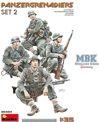 Productafbeelding van MiniArt 1:35 Figurenset: Pantserinfanterie, Set 2