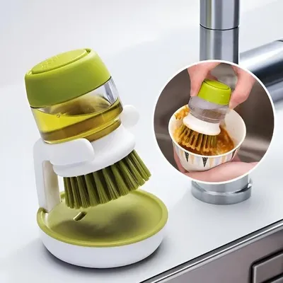 Obrázok produktu pre Odnímateľná čistiaca kefa bez zápachu s hygienickou základňou, kefa odolná proti plesniam na použitie v domácnosti - BRUSKICA