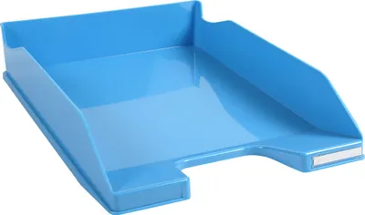 Image de Exacompta 6x Corbeille à courrier Combo Midi Iderama Turquoise brillant 113282D