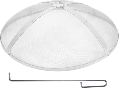 Produktbild von Funkenfang für Feuerschalen φ914 x 245 mm - Feuerstellengitter Funkenfänger - Edelstahl - Funkenhaube - 2-mm-Maschenlöcher - Feuerschalen Funkenschutzhaube - Ideal für Feuerstellen, Feuerschalen und Kaminen