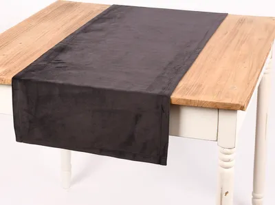 Produktbild von Magma Tischläufer Samt uni anthrazit 40x145cm