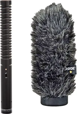 Image de Microphone directionnel Rode NTG-1 avec bonnette anti-vent à peau WS6